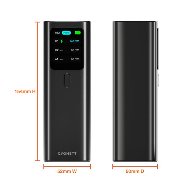 Cygnett HIGH PWR 27K 148W PD 3.1 - Power bank - SKU: CY5381PBCHE - Immagine 4