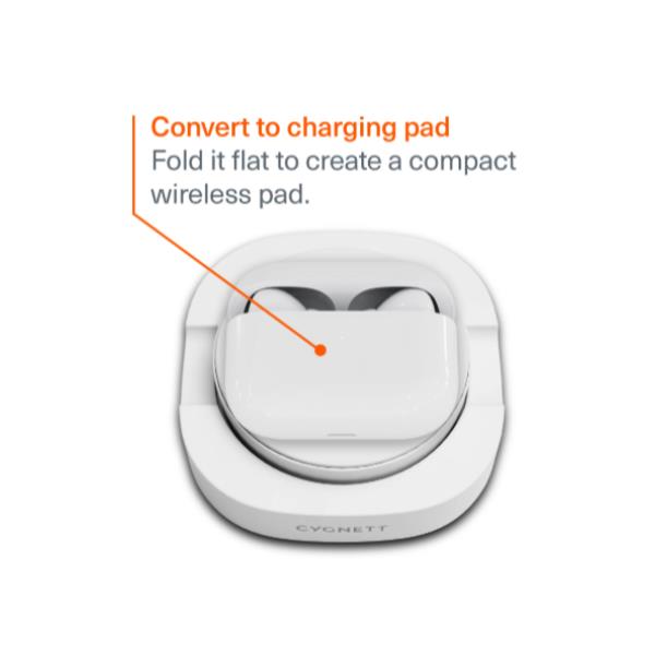 Cygnett QI2.0 SINGLE WIRELESS CHARGER - WH - Caricabatterie wirelesssenza fili - SKU: CY5791PPWIR - Immagine 2
