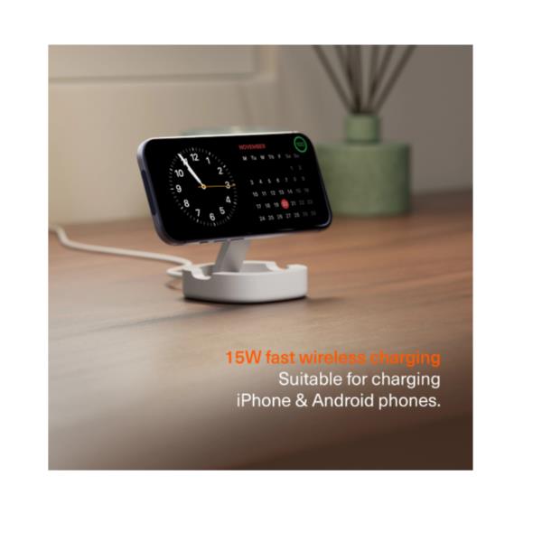 Cygnett QI2.0 SINGLE WIRELESS CHARGER - WH - Caricabatterie wirelesssenza fili - SKU: CY5791PPWIR - Immagine 4
