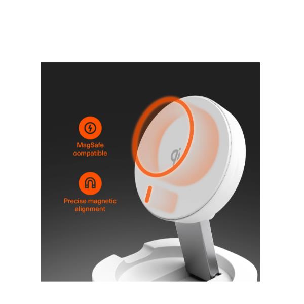 Cygnett QI2.0 SINGLE WIRELESS CHARGER - WH - Caricabatterie wirelesssenza fili - SKU: CY5791PPWIR - Immagine 5