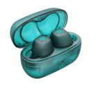Auricolari Wireless Celly Transparent TWS Turquoise USB-C