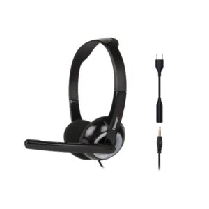 Hamlet CUFFIA STEREO USB-C CON MIC E JACK - Cuffie e Auricolari