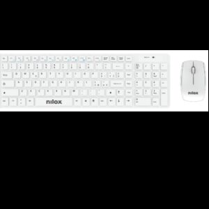 Nilox TECH - Kit Tastiera Wireless + Mouse Wireless - Tastiere e mouse