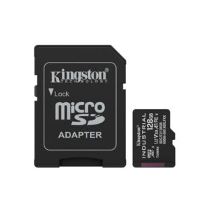 Kingston 128GB MSDXC INDUSTRIAL+ SD ADAPTER - MEMORY CARD