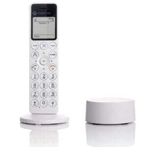 Motorola CORDLESS DOT411 WHITE - TELEFONIA FISSA