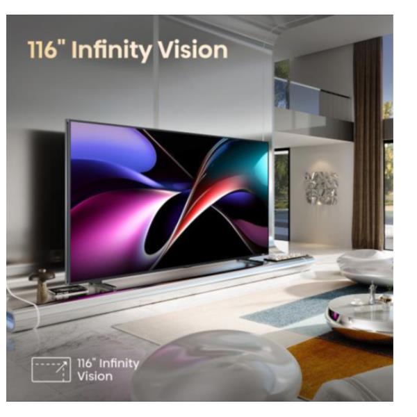 TV Hisense 116 UXQ 4K UHD Mini LED Smart VIDAA 165Hz - SKU: 116UXQ - Immagine 13