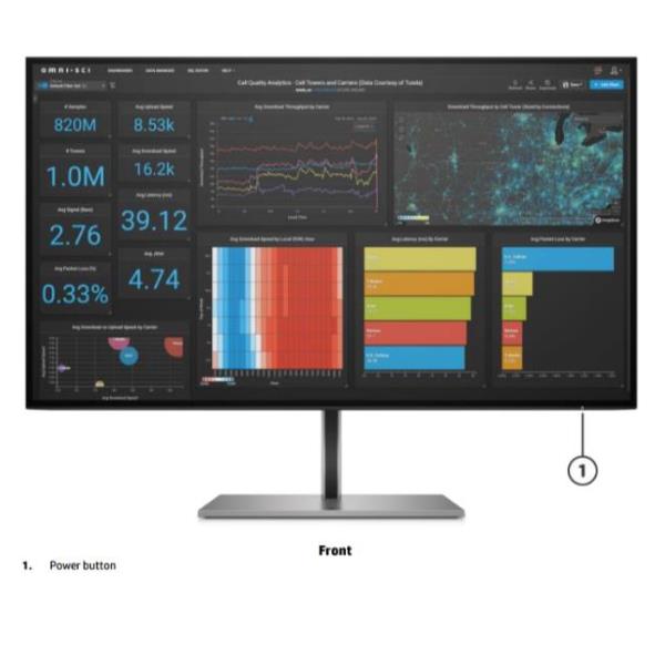 Monitor HP Z27Q G3 QHD 27" IPS 2560x1440 - immagine 3