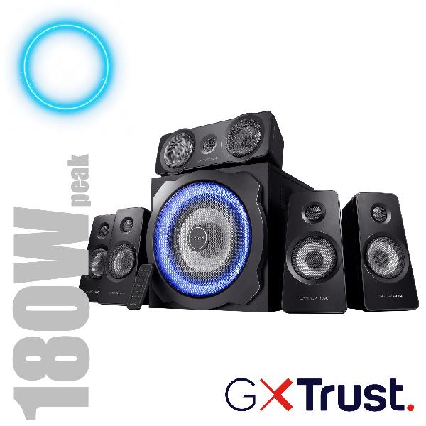 Kit Speaker Trust GXT 658 TYTAN 5.1 90W Nero - SKU: 21738