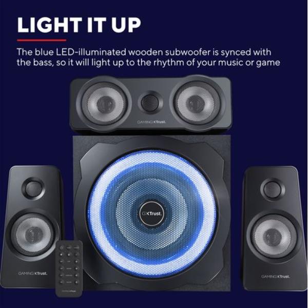 Kit Speaker Trust GXT 658 TYTAN 5.1 90W Nero - SKU: 21738 - Immagine 5