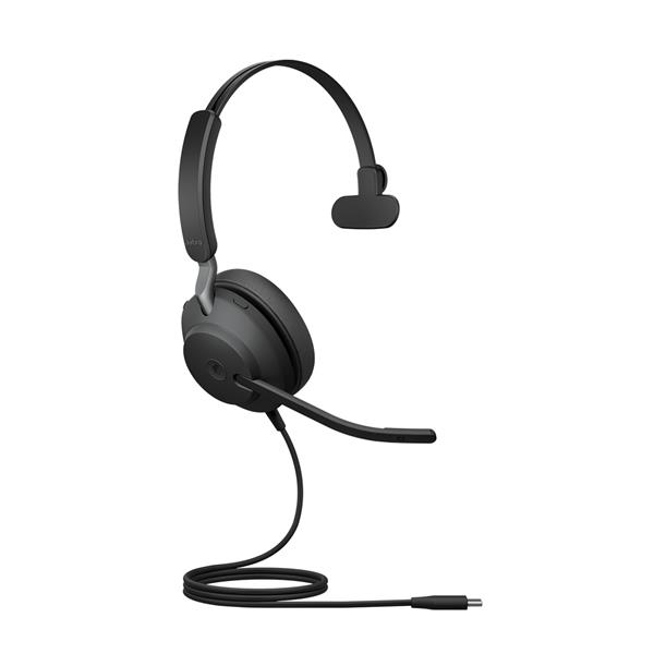 Cuffie Professionali Jabra EVOLVE2 40 SE USB-CA MS MONO Nero - SKU: 24189-899-799 - Immagine 2
