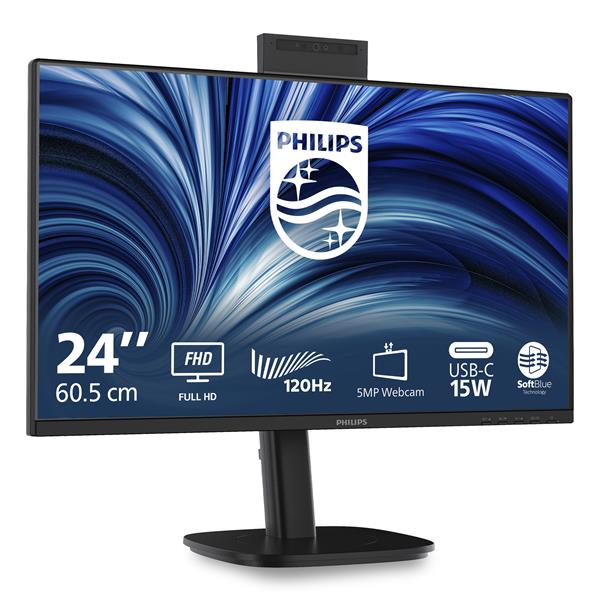Monitor Philips 23,8 IPS Full HD Regolazione Altezza Pivot - SKU: 24B2N3200JH/00 - Immagine 2