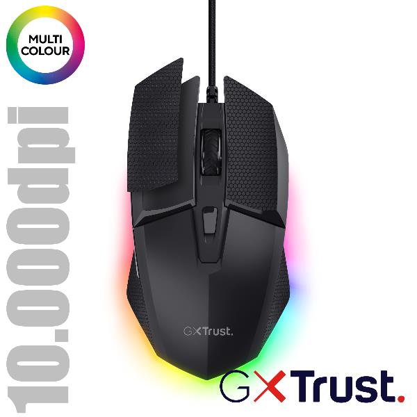 Mouse Gaming Trust GXT121 FELOX USB Nero - SKU: 25603