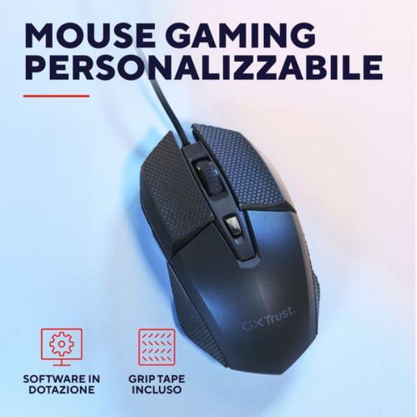 Mouse Gaming Trust GXT121 FELOX USB Nero - SKU: 25603 - Immagine 9