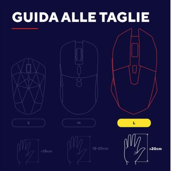 Mouse Gaming Trust GXT122 FELOX Dual Wireless Nero - SKU: 25748 - Immagine 8