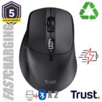 Mouse Wireless Trust ZEVO FAST RECH Multi-WRLS Bluetooth Nero