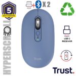 Mouse Wireless Trust Seron HypScroll Slim Bluetooth Nero