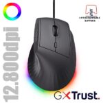 Mouse Gaming Trust GXT145 REXXA Ergonomico USB Nero