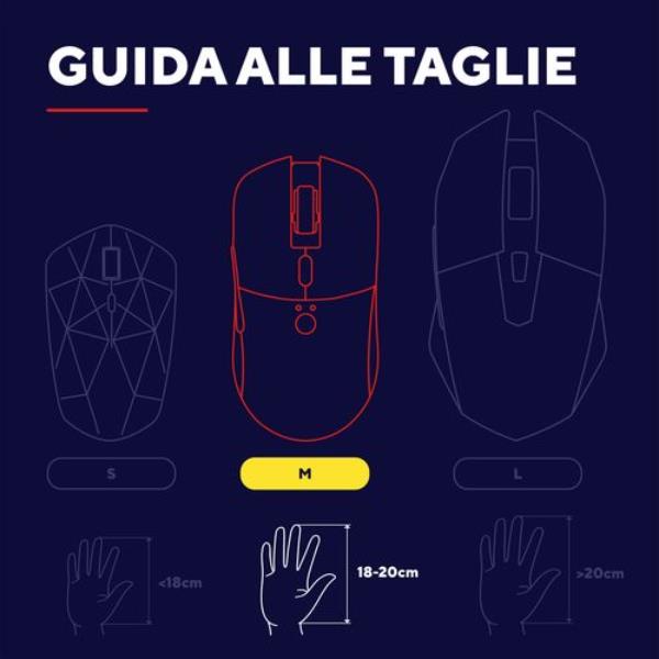 Mouse Gaming Trust GXT145 REXXA Ergonomico USB Nero - SKU: 26024 - Immagine 8