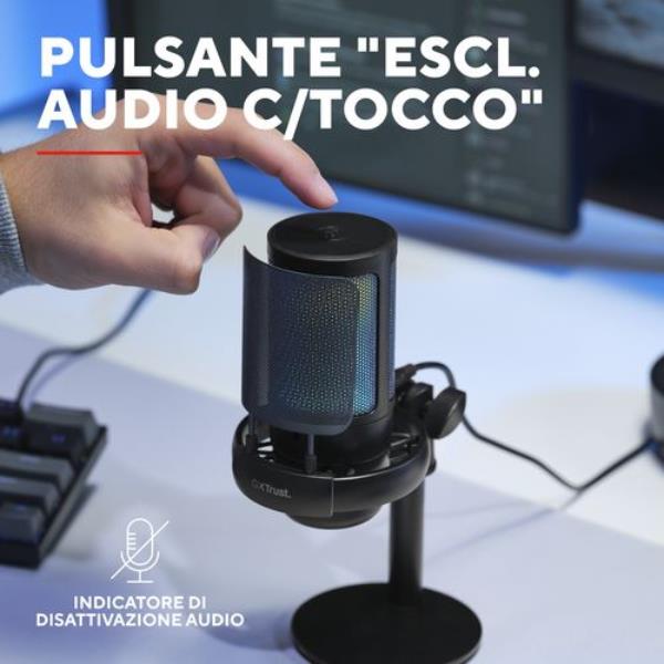 Microfono USB Trust GXT238 AURON Nero - 20.000 Hz - SKU: 26081 - Immagine 3