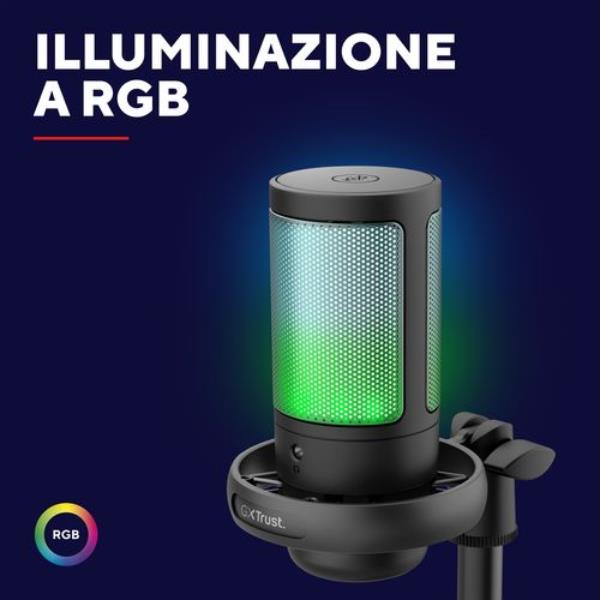 Microfono USB Trust GXT238 AURON Nero - 20.000 Hz - SKU: 26081 - Immagine 8