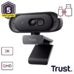 Webcam Trust TOMAR 4K USB Nero 30fps