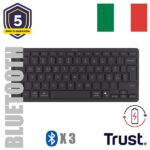 Tastiera Wireless Trust Nado II Multidevice Bluetooth IT