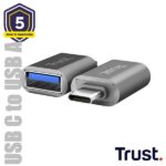 Adattatore Trust Calyx USB-C Maschio a USB-A Femmina 2 Pezzi