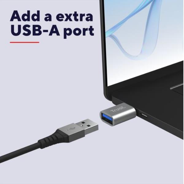Adattatore Trust Calyx USB-C Maschio a USB-A Femmina 2 Pezzi - SKU: 26221 - Immagine 2