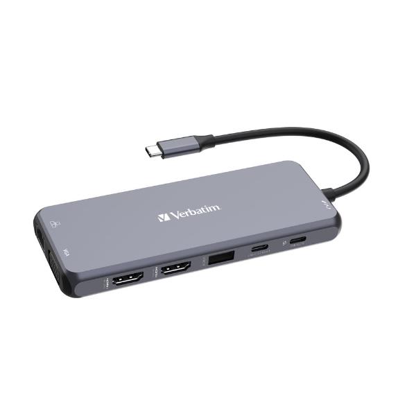 Docking Station Verbatim USB-C Pro 14 in 1 HDMI 4K VGA PD 85W - immagine 2