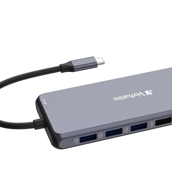 Docking Station Verbatim USB-C Pro 14 in 1 HDMI 4K VGA PD 85W - immagine 5