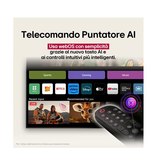 TV LG 43" QNED 86A 4K UHD Smart WebOS25 - immagine 12