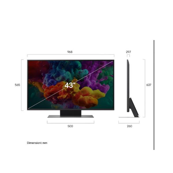 TV LG 43 QNED MiniLED EVO AI 86B 4K UHD WebOS26 - SKU: 43QNED86B6B.API - Immagine 2