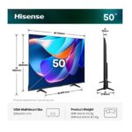 Hisense 50 A69S 4K ULTRA HD SMART VIDAA – TV e Hotel TV