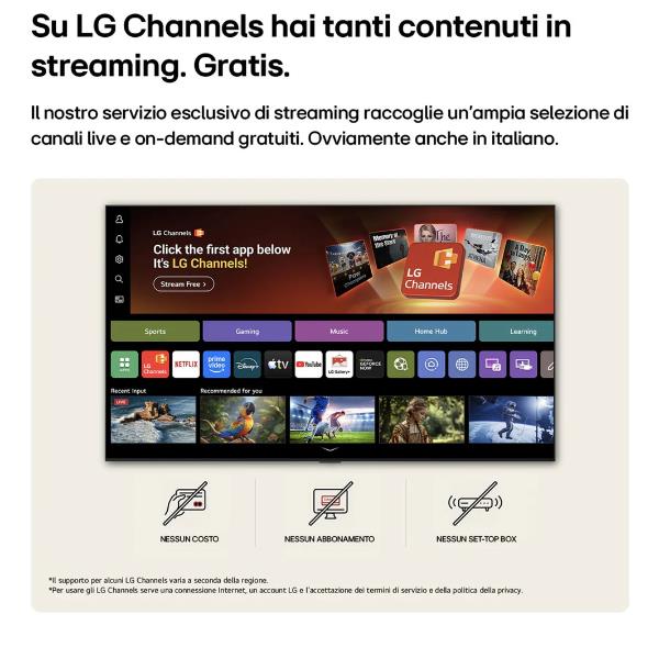 TV LG 65 NU85 4K UHD WebOS26 Smart TV - SKU: 65NU850B6LA.API - Immagine 11