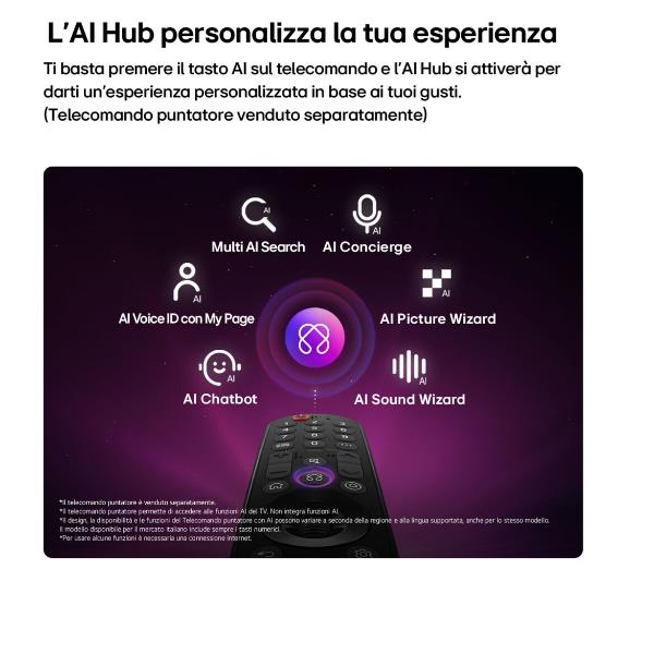 TV LG 65 NU85 4K UHD WebOS26 Smart TV - SKU: 65NU850B6LA.API - Immagine 5