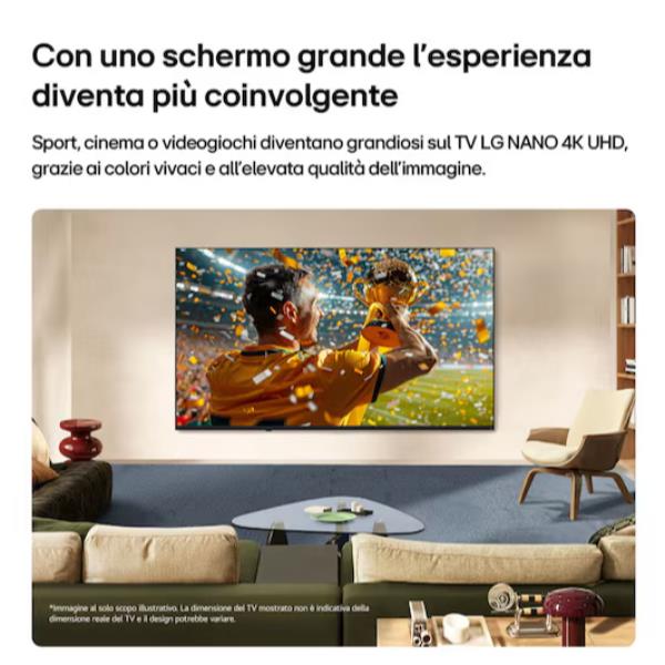 TV LG 65 NU85 4K UHD WebOS26 Smart TV - SKU: 65NU850B6LA.API - Immagine 6