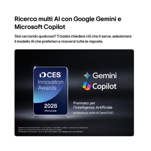 TV LG 65 QNED MiniLED AI 70B 4K UHD Smart WebOS26 - SKU: 65QNED70B6C.API - Immagine 4