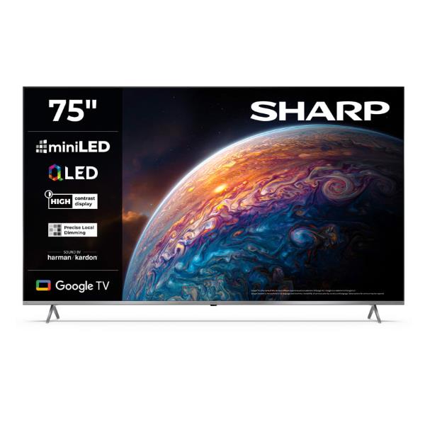 TV Sharp 75 UHD 4K QLED MiniLed Google TV Smart - SKU: 75JP7765E - Immagine 6