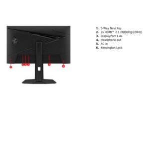 Monitor MSI MAG 274QPF X32 27 Fast IPS 2.560 px - SKU: 9S6-3CE49H-077