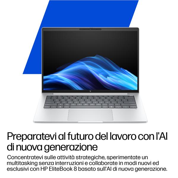 Notebook HP EliteBook 8 G1i 14" Intel Core Ultra 5 16GB 512GB AI PC 5G - immagine 7