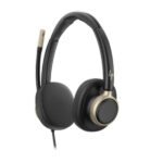Cuffie Professionali Poly HP Mission 825 USB – Cablate Stereo con Noise Canceling