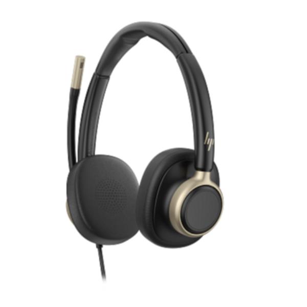 Cuffie Professionali Poly HP Mission 825 USB - Cablate Stereo con Noise Canceling - SKU: C01FCAA