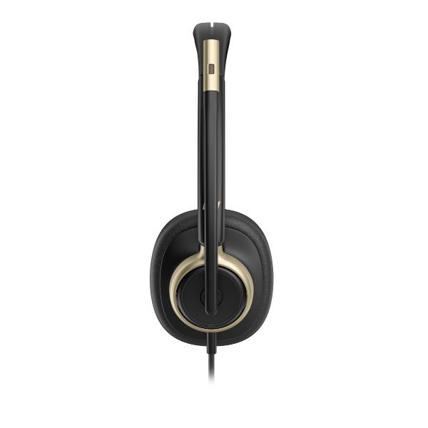 Cuffie Professionali Poly HP Mission 825 USB - Cablate Stereo con Noise Canceling - SKU: C01FCAA - Immagine 3