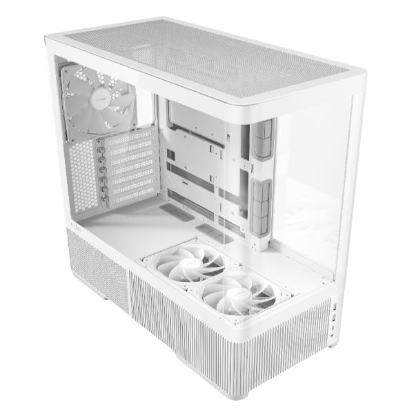 Cabinet Midi-Tower Antec C6 CURVE AIR WHITE Nero - SKU: C6CURVEAIRW