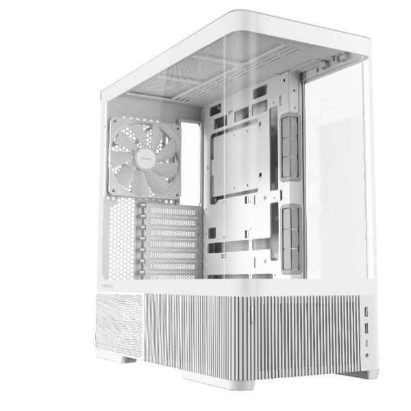 Cabinet Midi-Tower Antec C6 CURVE AIR WHITE Nero - SKU: C6CURVEAIRW - Immagine 5