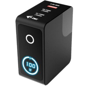 Caricabatterie I-Tec USB-C PD 3.0 100W Universale Nero - SKU: CHARG-INTG100W
