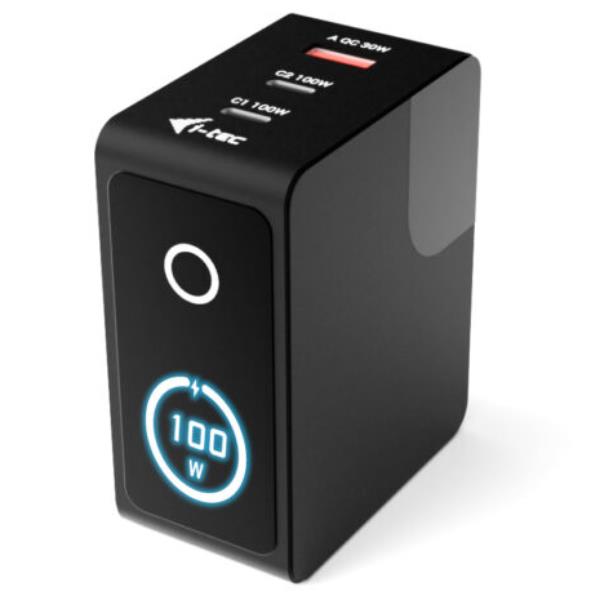 Caricabatterie I-Tec USB-C PD 3.0 100W Universale Nero - SKU: CHARG-INTG100W - Immagine 8