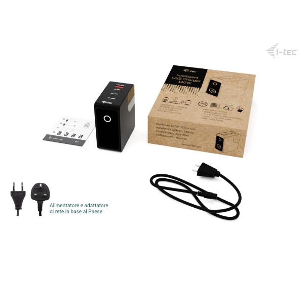 Caricabatterie I-Tec USB-C PD 3.0 140W Nero - SKU: CHARG-INTG140W - Immagine 3