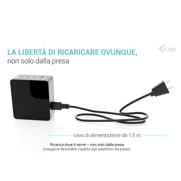 Caricabatterie I-Tec USB-C PD 3.0 140W Nero - SKU: CHARG-INTG140W - Immagine 9