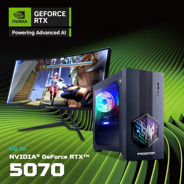 PC Gaming Acer Predator Orion 3000 RTX 5070 Intel Core Ultra 7 16GB SSD 1TB - SKU: DG.E4TET.00L - Immagine 2
